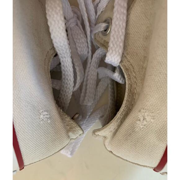 Converse All Star white lace up sneakers Youth size 3 - Picture 4 of 10